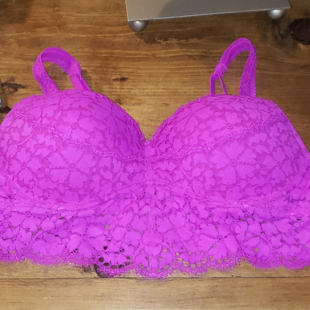 Victoria Secret pink bralettes.